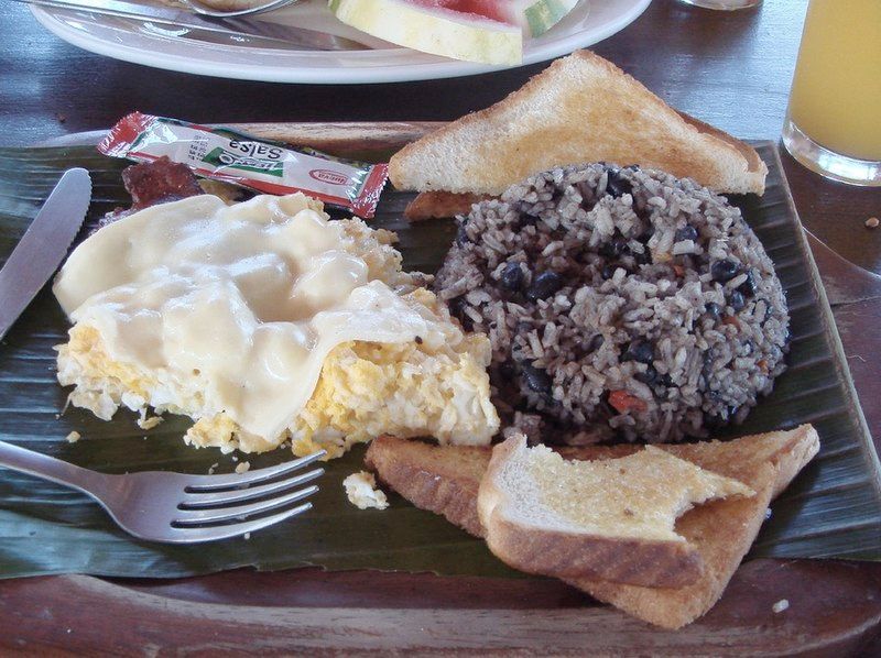 Rice and Beans with Egg from Central America