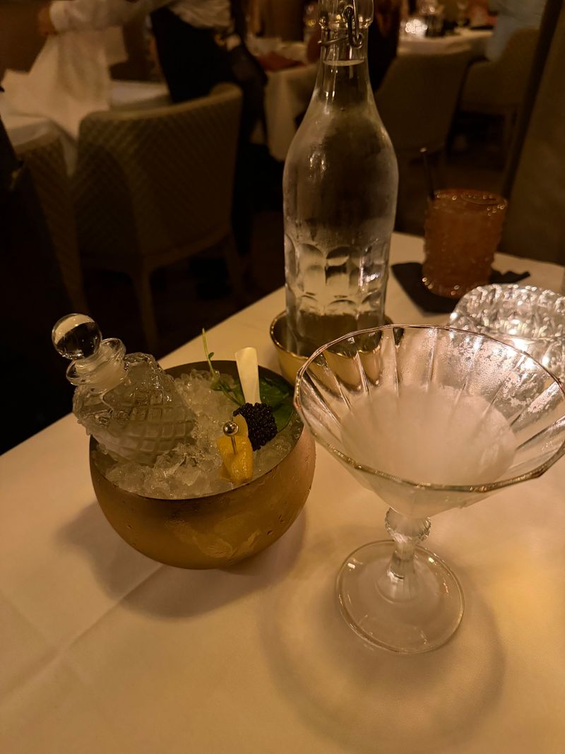 Caviar Service and Martinis