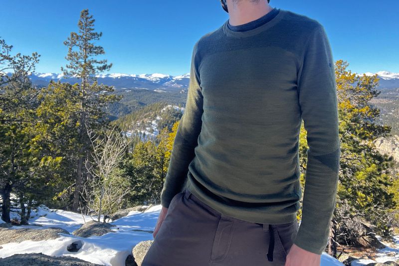 Smartwool Intraknit Merino Wool Base Layer Crew
