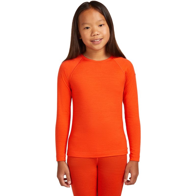 Icebreaker Kids' Merino 200 Oasis Long Sleeve Crewe