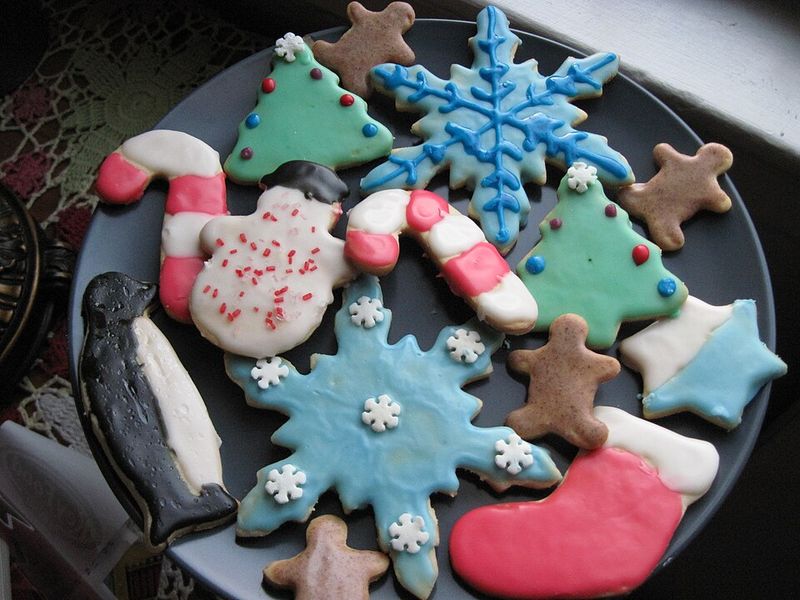 Sugar Cookies with Elaborate Icing