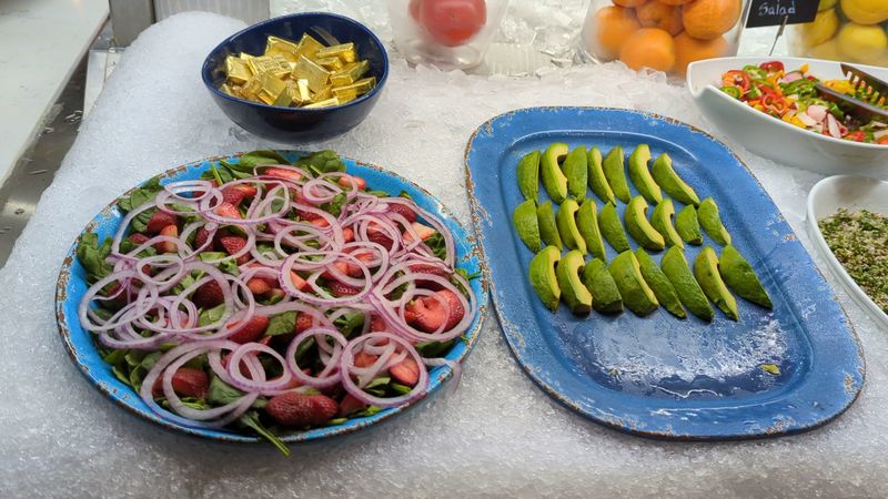 Fresh Organic Salad Market and Charcuterie