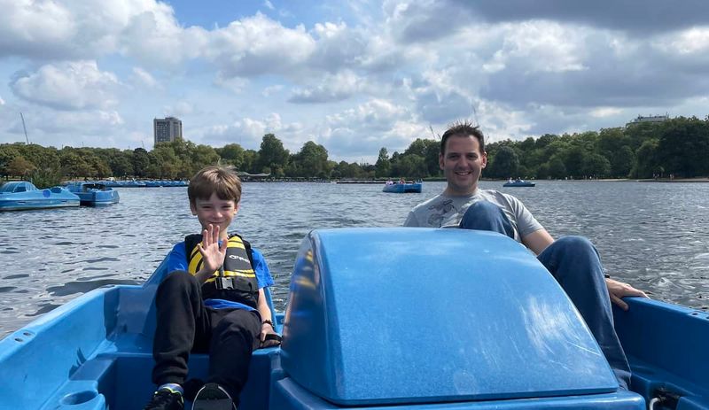 Paddle time in Hyde Park