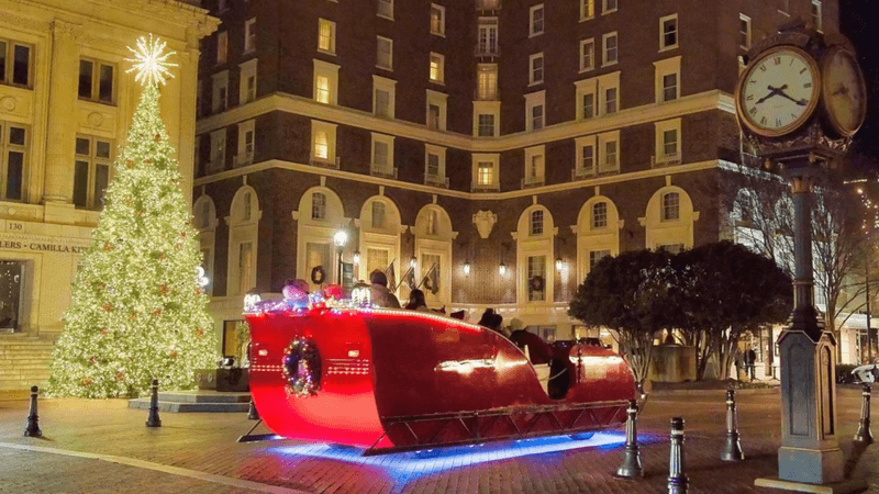 Santa's Sleigh Rides (Downtown Greenville)