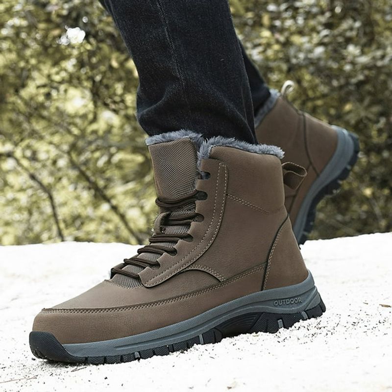 Ecetana Men's Winter Snow Boots