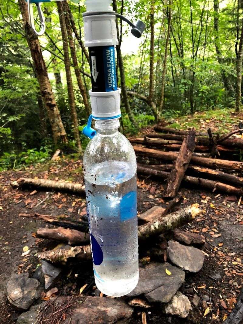 Premium water filter: Sawyer Squeeze/BeFree → Budget: HydroBlu Versa Flow