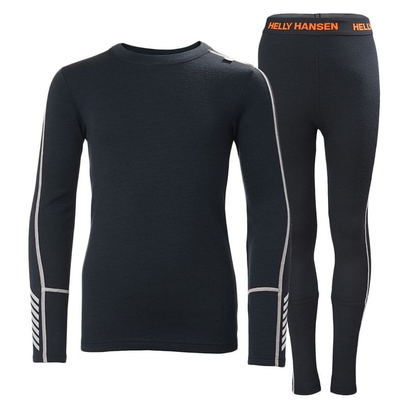 Helly Hansen Jr Lifa Merino Midweight Base Layer Set