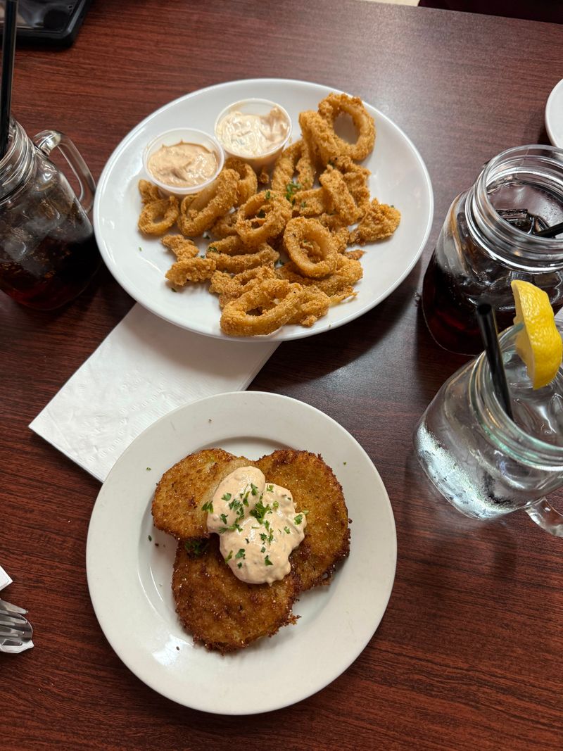 Calamari and Cornbread Combo