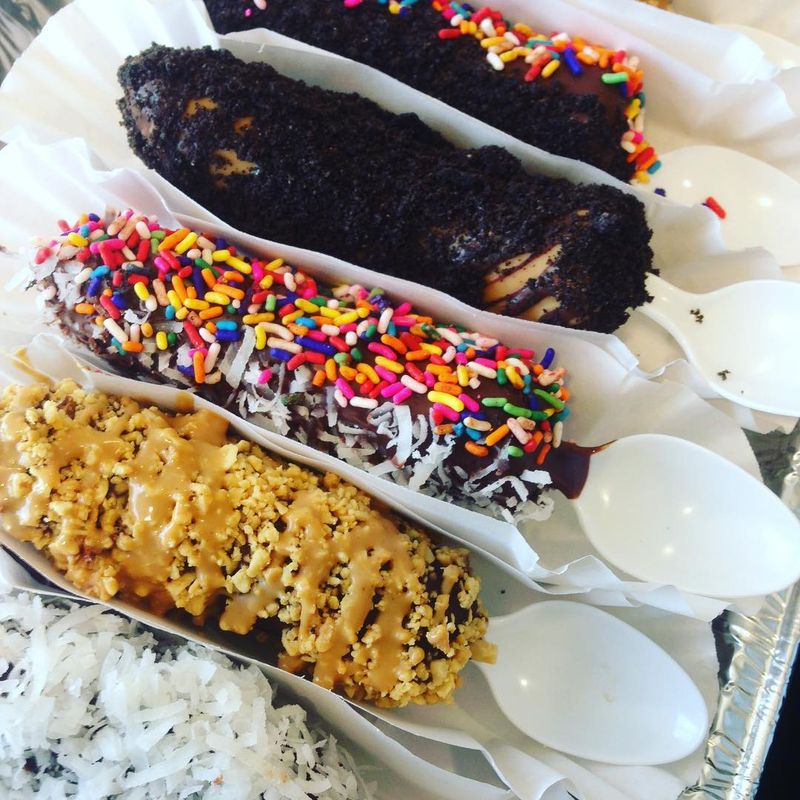 Texas Two Step Frozen Banana at Bananarchy