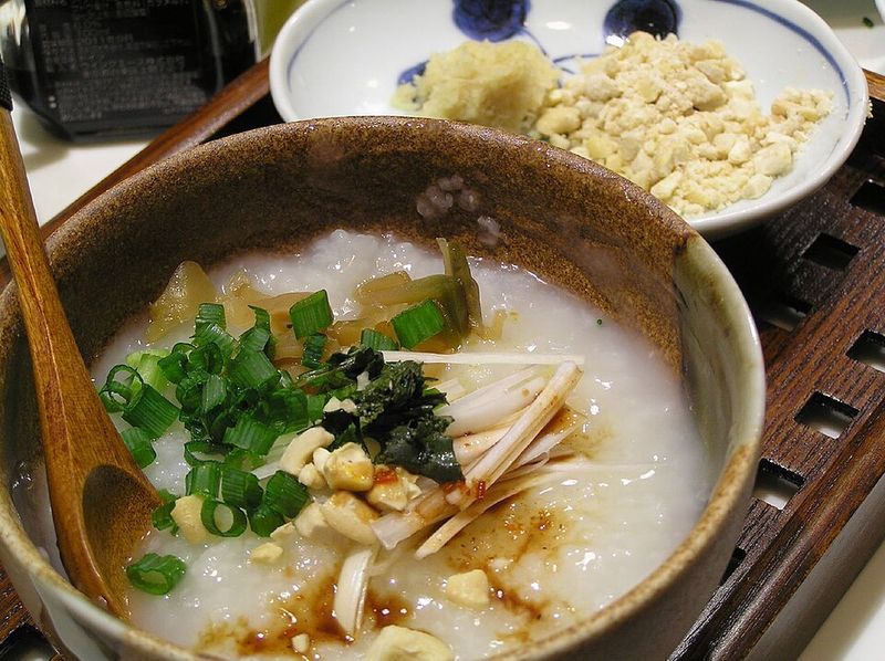 Rice Porridge Congee from Asia