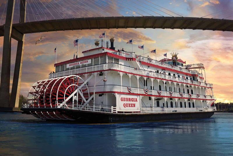 Cruise the Savannah River on a vintage paddlewheeler