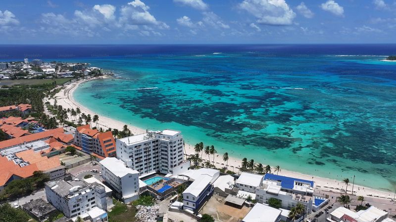 San Andrés, Colombia (island with frequent cheap mainland flights)