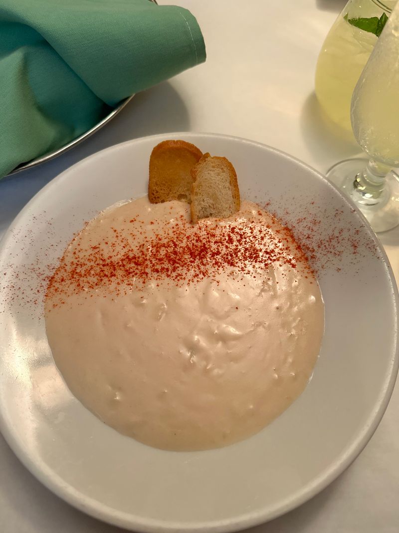 Caesar Salad and She Crab Bisque