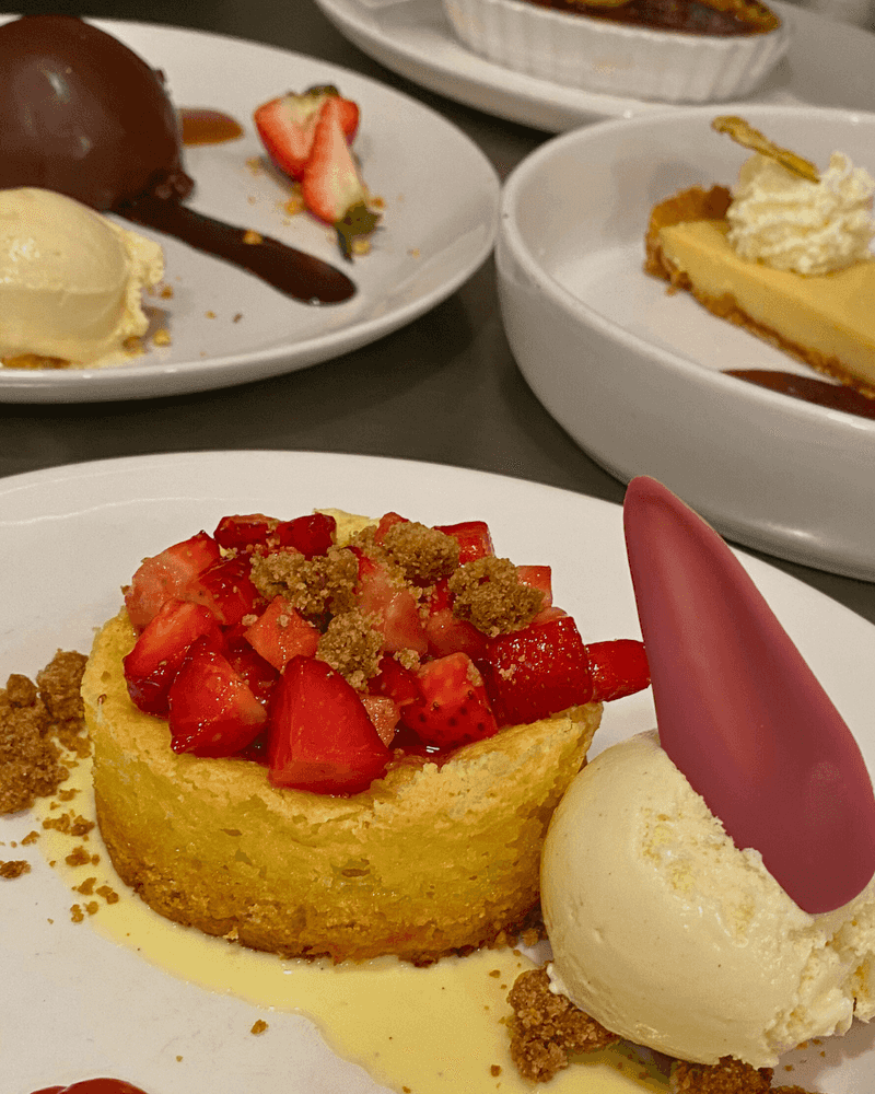 Desserts and a Graceful Finish