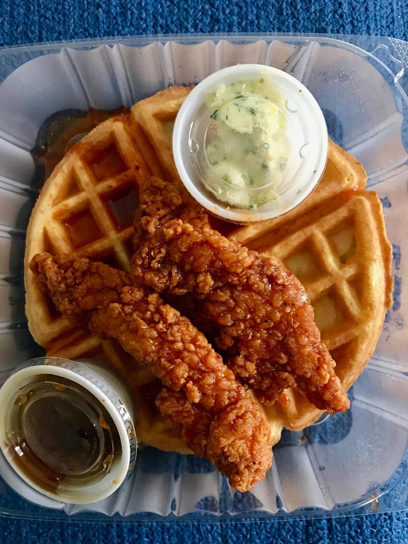 Chicken and Waffles That Make You Grin
