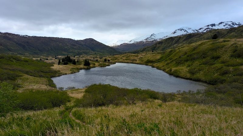 Kodiak Island remote lakes beyond Frazer Lake