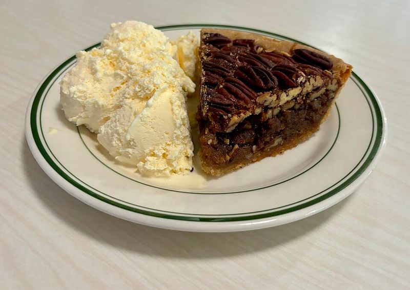 Pecan Pie with Whipped Cream