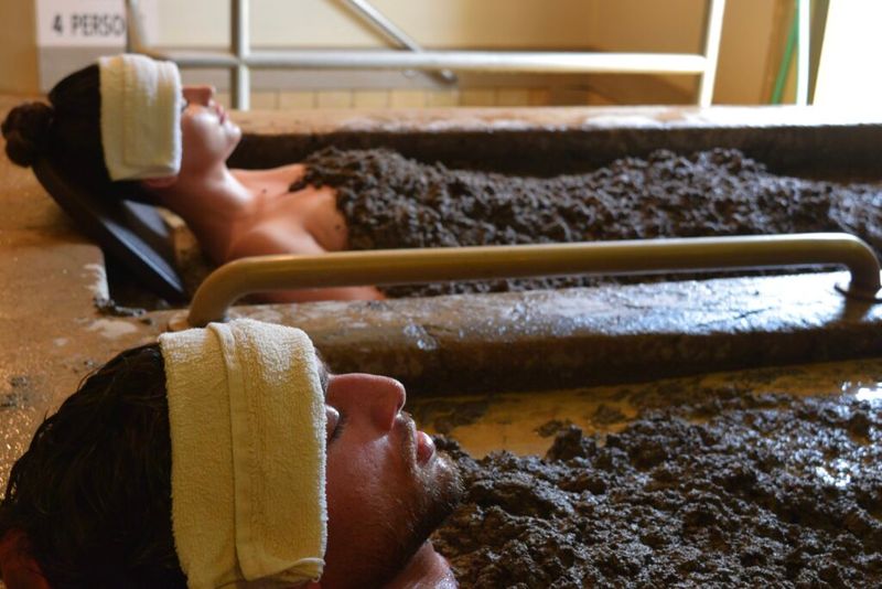 Soak in Calistoga's geothermal mineral waters