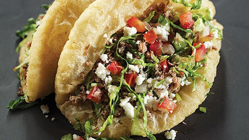 Taste San Antonio's signature puffy tacos