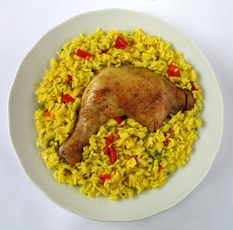 Arroz con Pollo, Border-Style