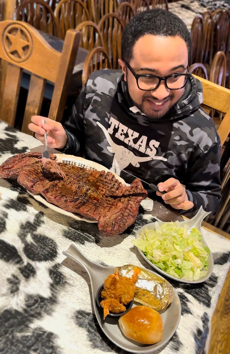 The challenge meal is more than just steak