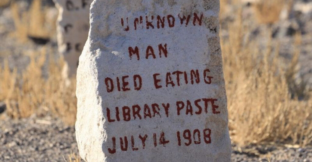 The Bizarre Monument in Nevada for a Man Who Died Eating Library Paste