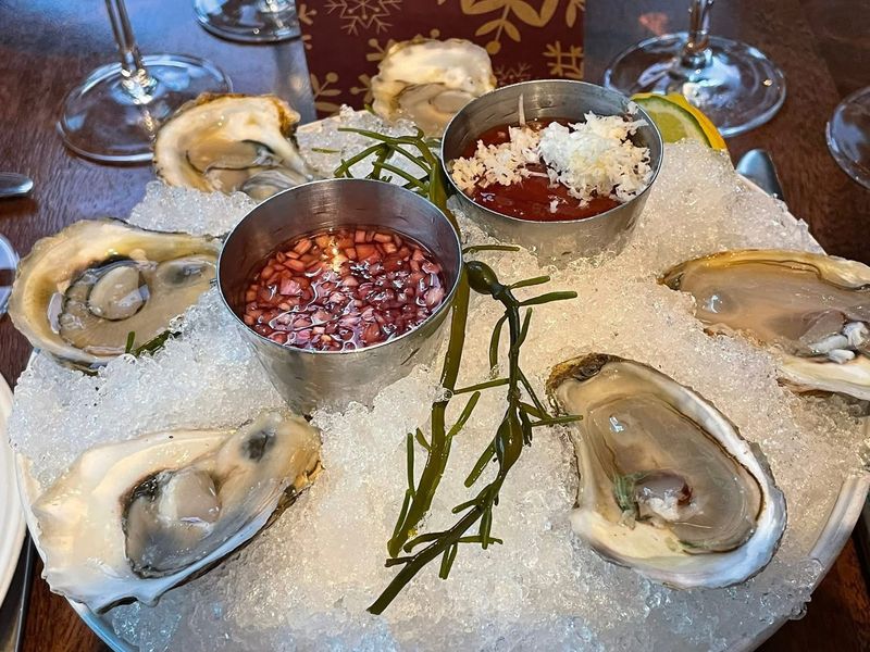 Oysters Shucked to Order at the Counter