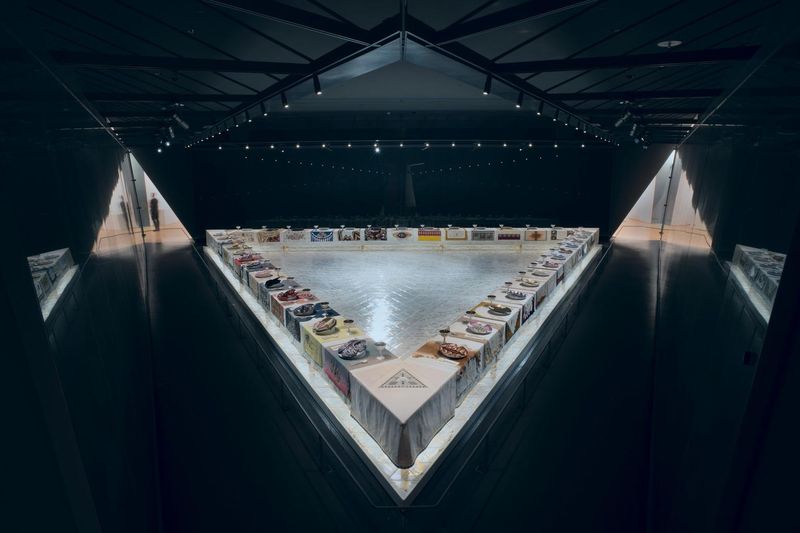 What it is: A landmark installation by Judy Chicago