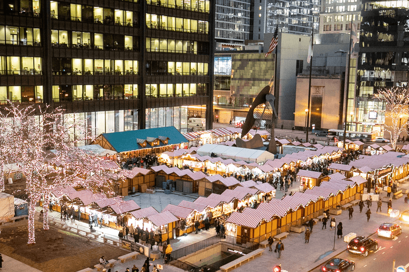 Three festive locations, one tradition