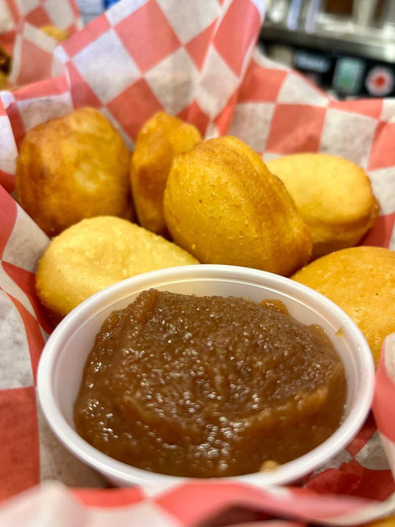 Fried Biscuits With Apple Butter
