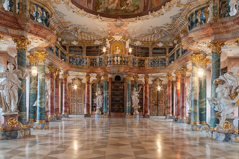 Wiblingen Abbey Library – Ulm, Germany