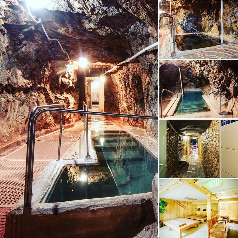 Soak at Indian Hot Springs' geothermal pool & caves