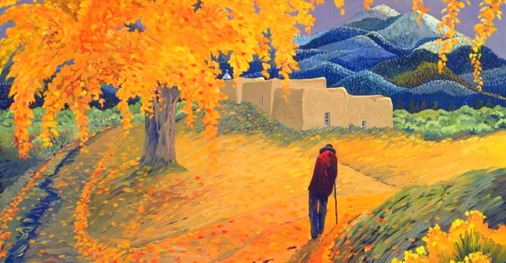 This Desert Town Glows Like a Painting at Sunset