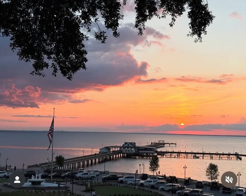 Fairhope Municipal Pier at Sunset