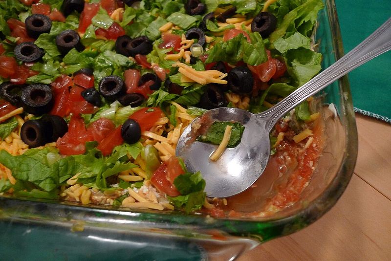 Seven-Layer Dip (Tex-Mex 'taco dip')