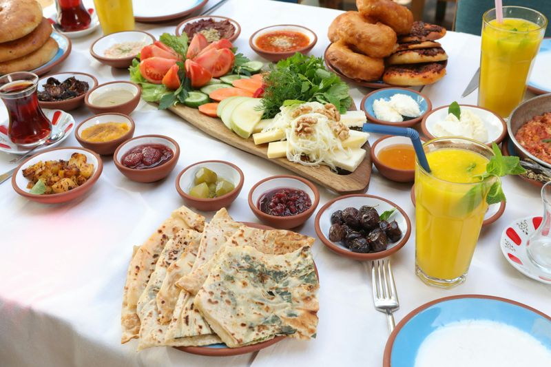 Traditional Turkish Breakfast Kahvalti