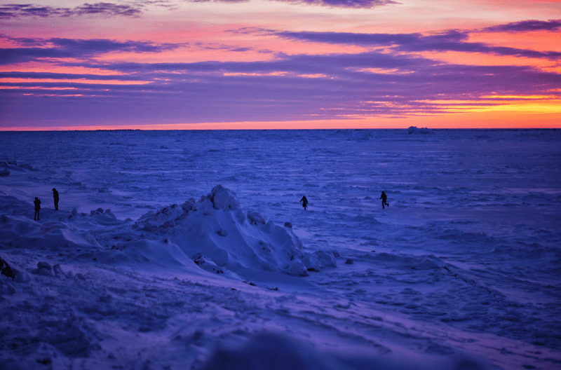 Very low precipitation – a polar desert