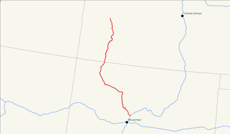 U.S. Route 550 - New Mexico and Colorado