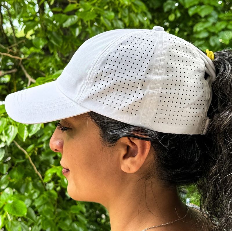 Running hat or beanie (temp control + sun/rain management)