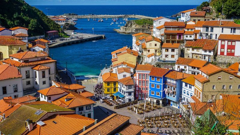 Cudillero, Spain (Asturias) - amphitheater of colorful fishermen's houses