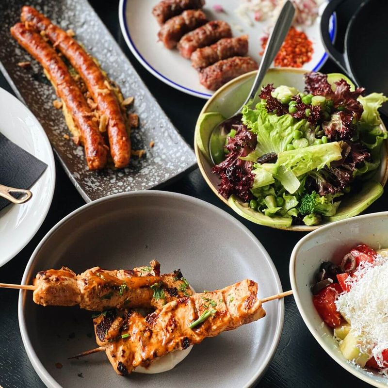 Chicken Skewers Cooked Just Right