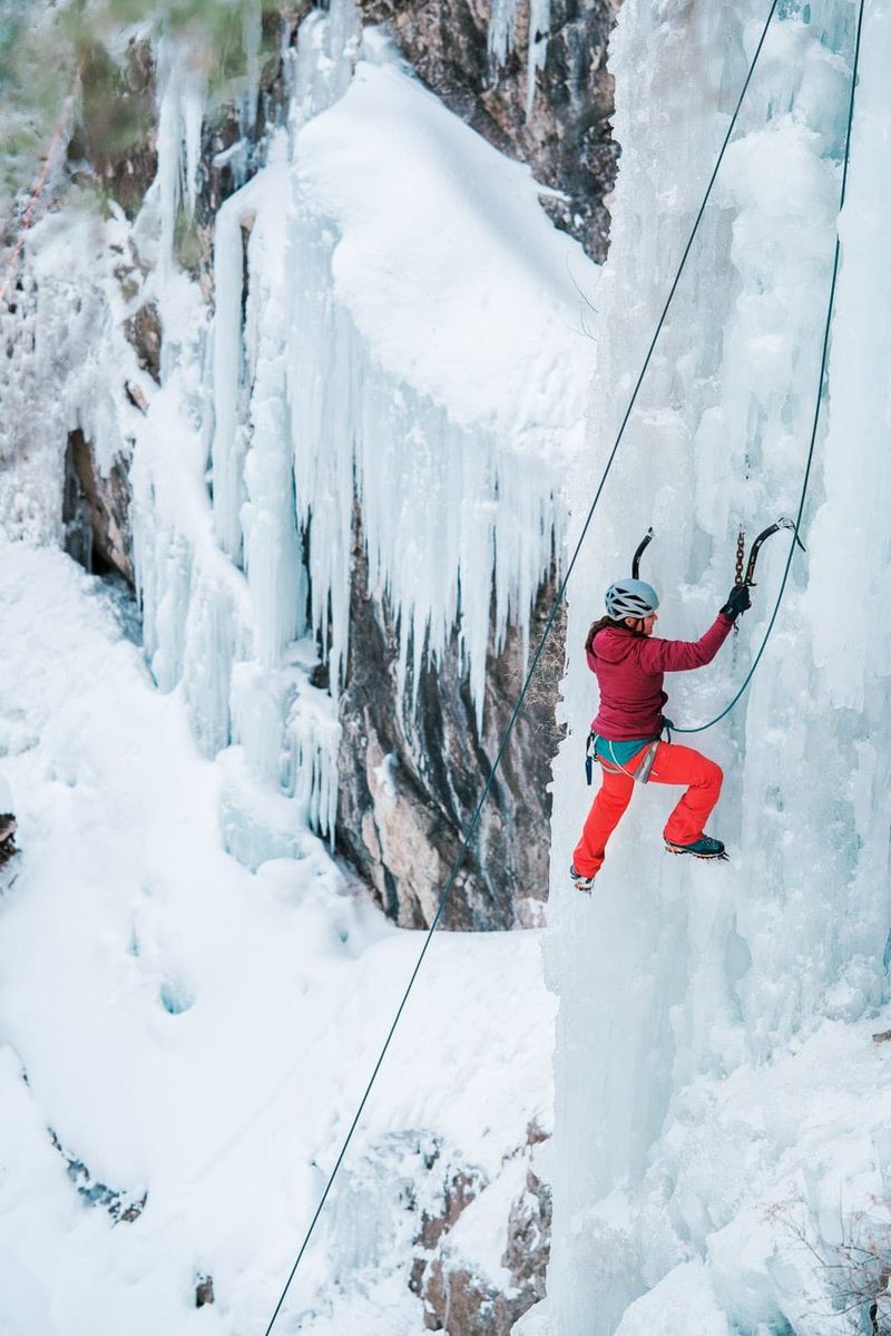 Tackle (or watch) world-class ice climbing at the Ouray Ice Park