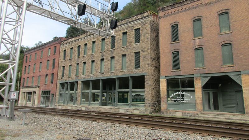 Stop by the Old Commercial Row and Banks