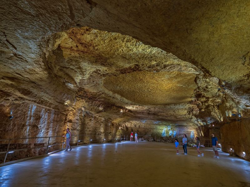 Go underground at Natural Bridge Caverns