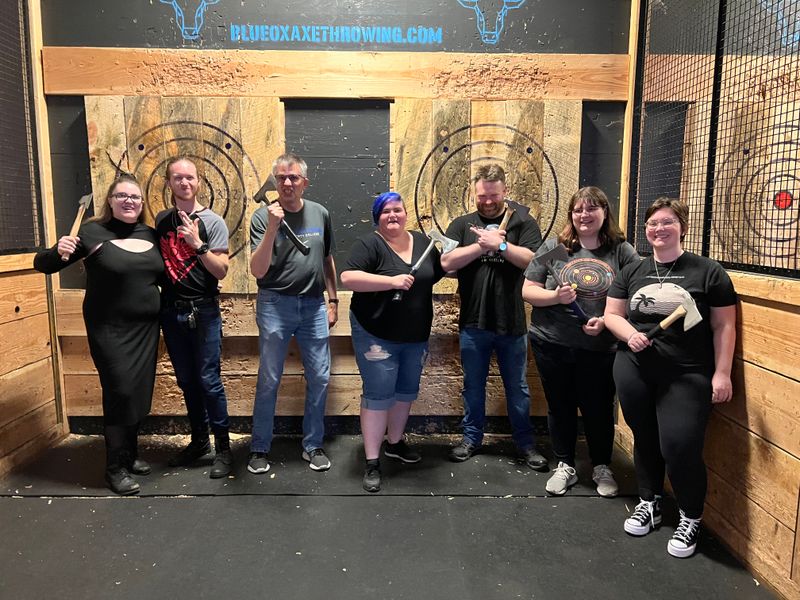 Axe, Knives, Stars, and the Saw Blade