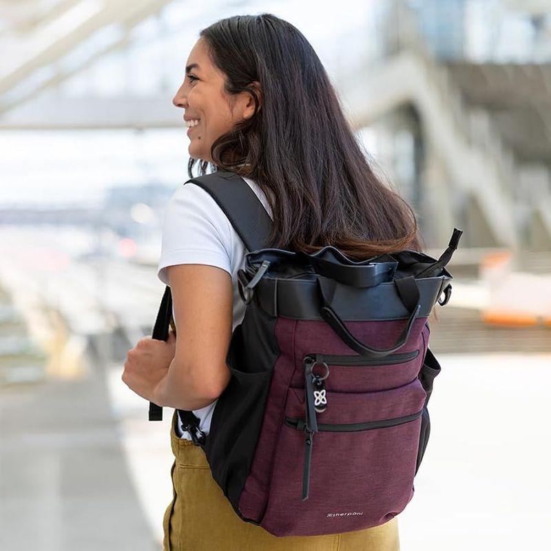 Sherpani Soleil AT (3-in-1) - tote/crossbody/backpack with locks
