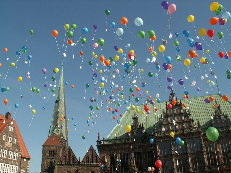 Mass balloon releases