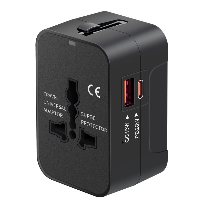 A universal travel adapter that doesn't turn into a plug Tetris game