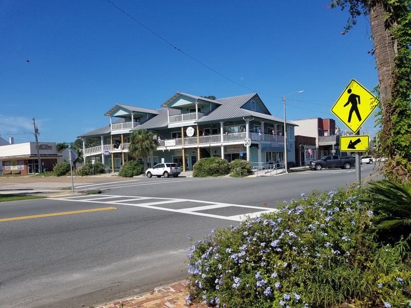 Apalachicola, Florida - Old-Florida waterfront with island beaches nearby