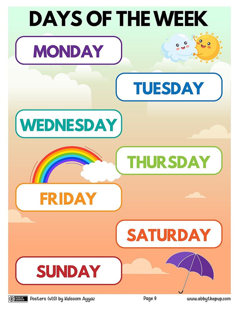 The Days of the Week